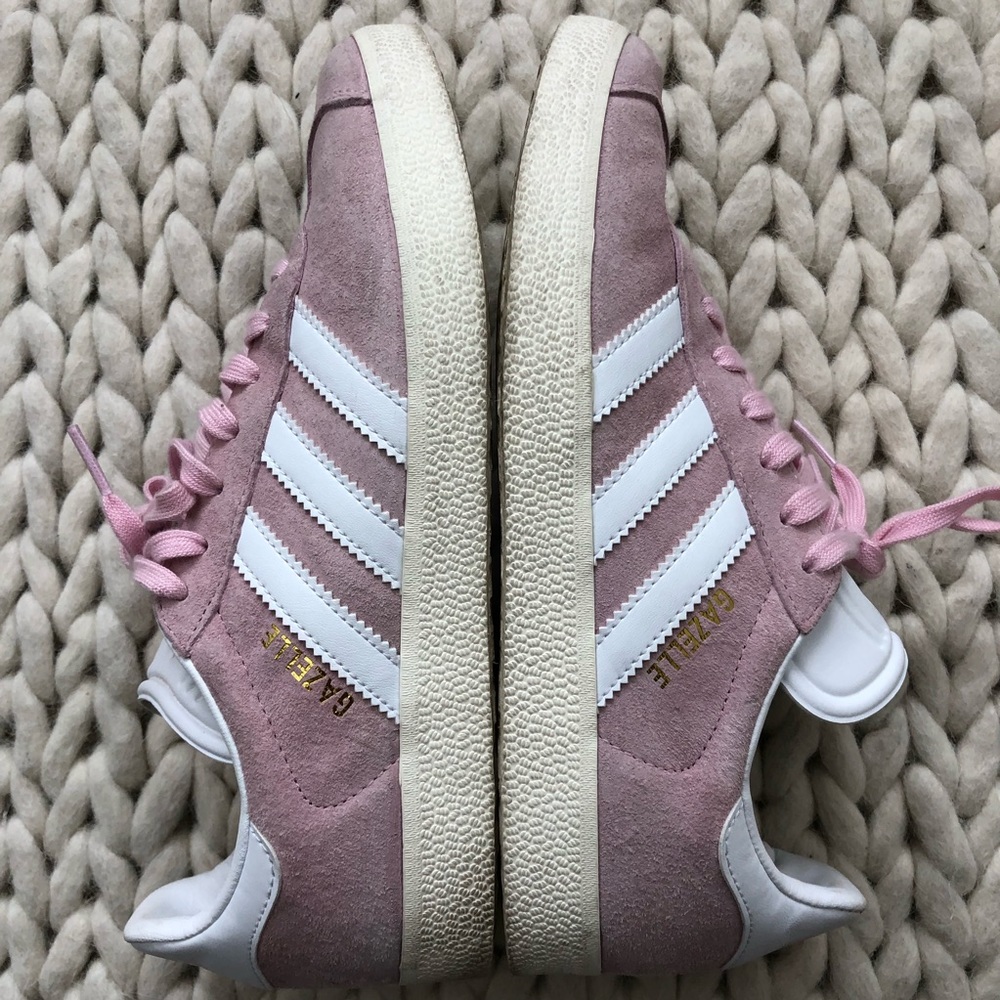 Adidas Gazelle Pink Blush Suede Sneakers - Picture 5 of 8
